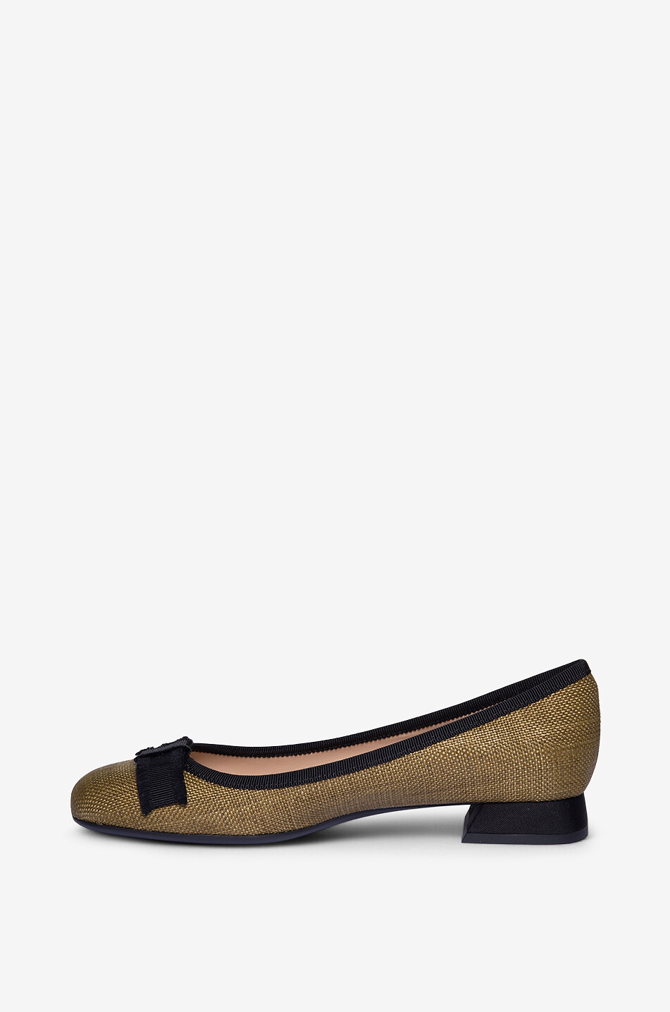 BONGENIE Eonio 20 round-toe ballet canvas flats Women KHAKI 3