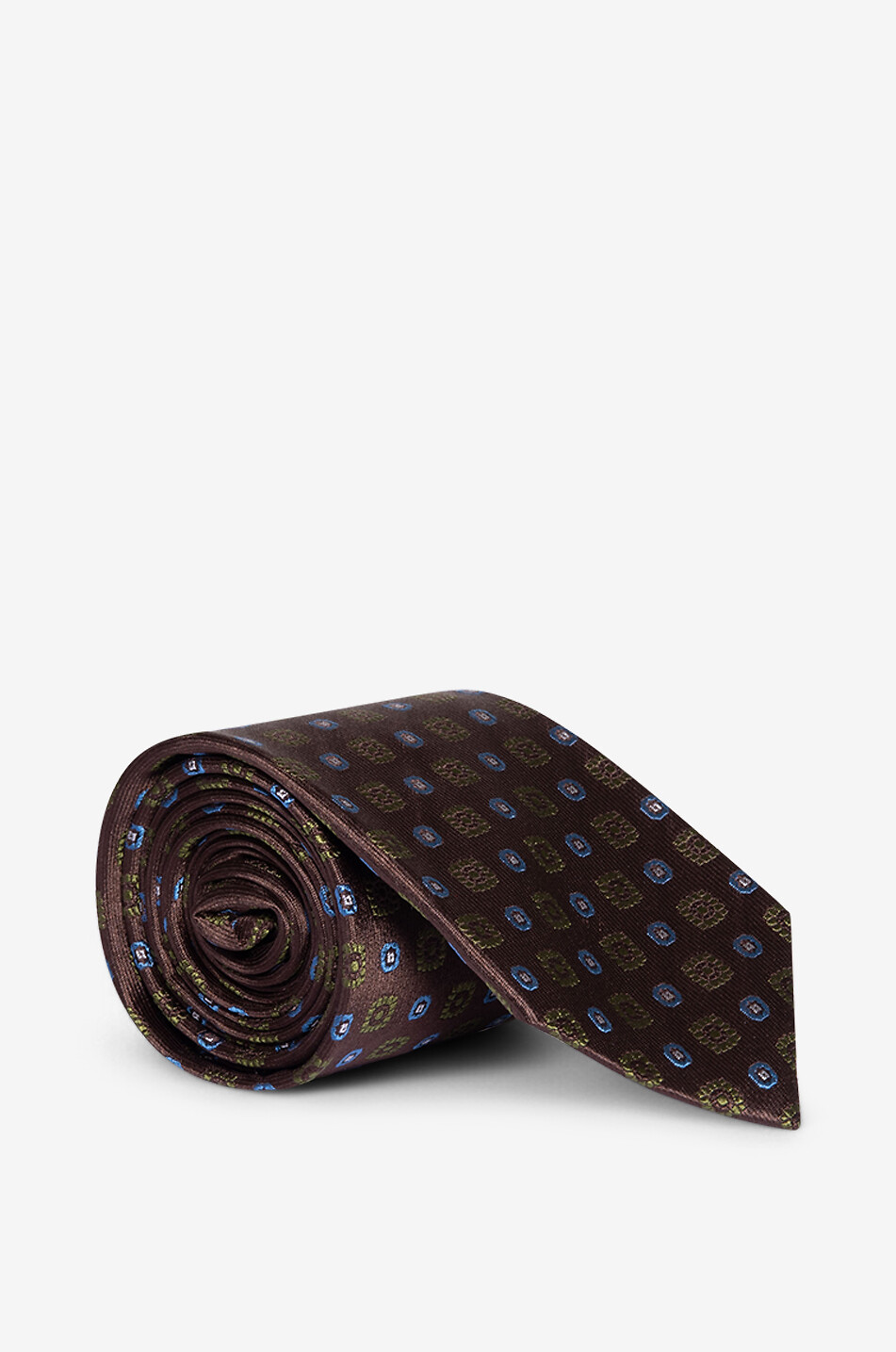 Krawatte aus geblümtem Seidenjacquard Senna