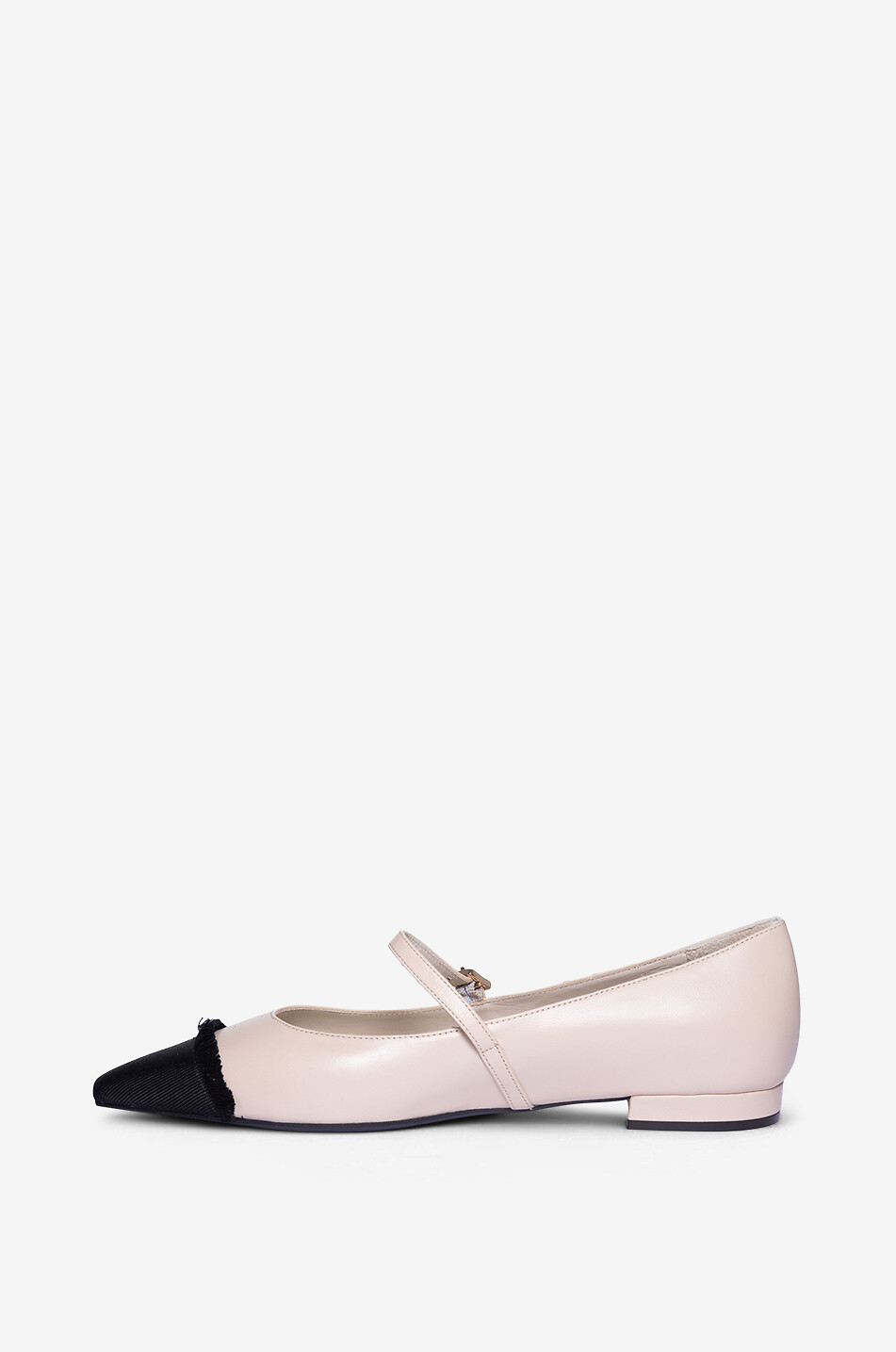 BONGENIE Ballerinas mit spitzer Kappe aus Nappaleder Lauro Damen CREMEFARBEN 3