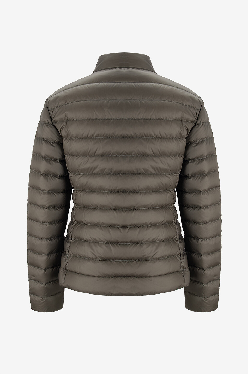MONCLER Igelle short lightweight cinched down jacket Women GREEN 2