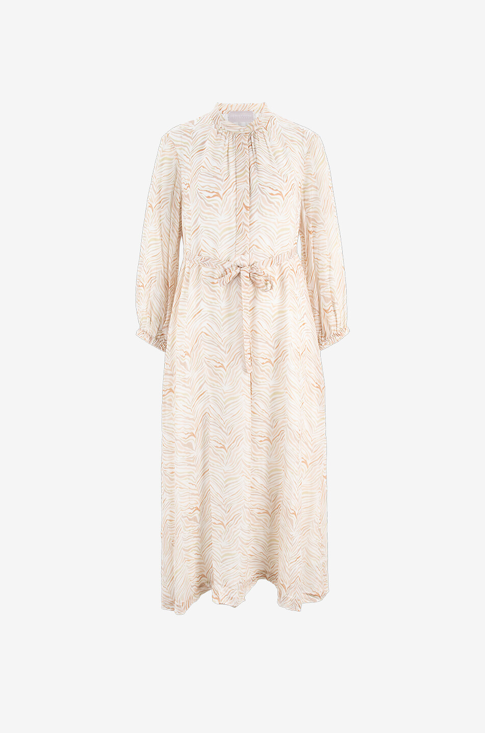 Robe midi imprimé tigré Paru