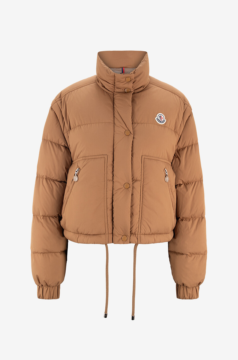 Selle 2-in-1 cropped down jacket - MONCLER - CAMEL - Bongénie