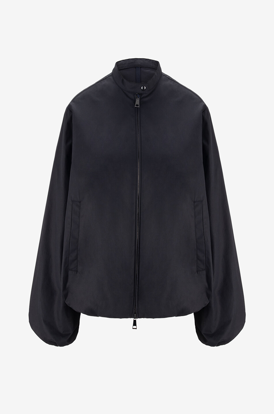 MONCLER Veste coupe-vent ballon à col bandeau Gruissan Femme NOIR 1