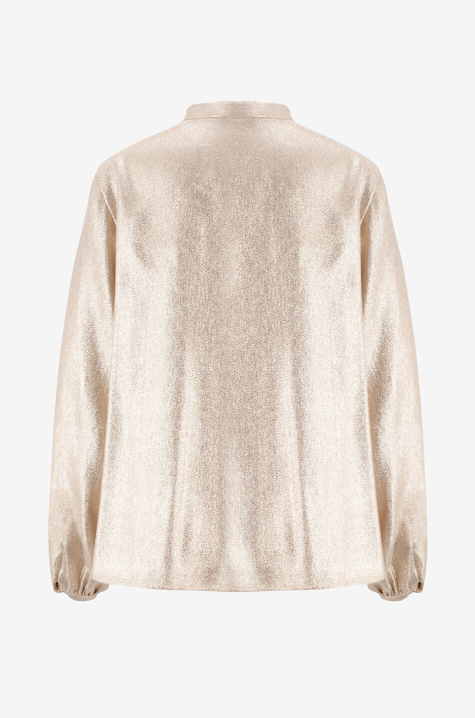 Blouse en jacquard doré Yuma