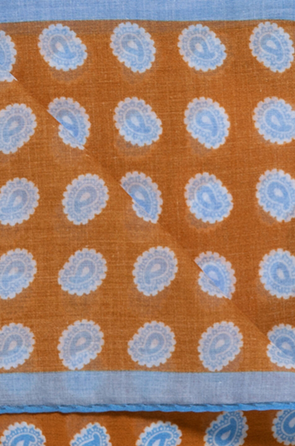 BIGI CRAVATTE Einstecktuch aus Baumwolle mit Paisley-Detail-Print Herren HELLBRAUN 2