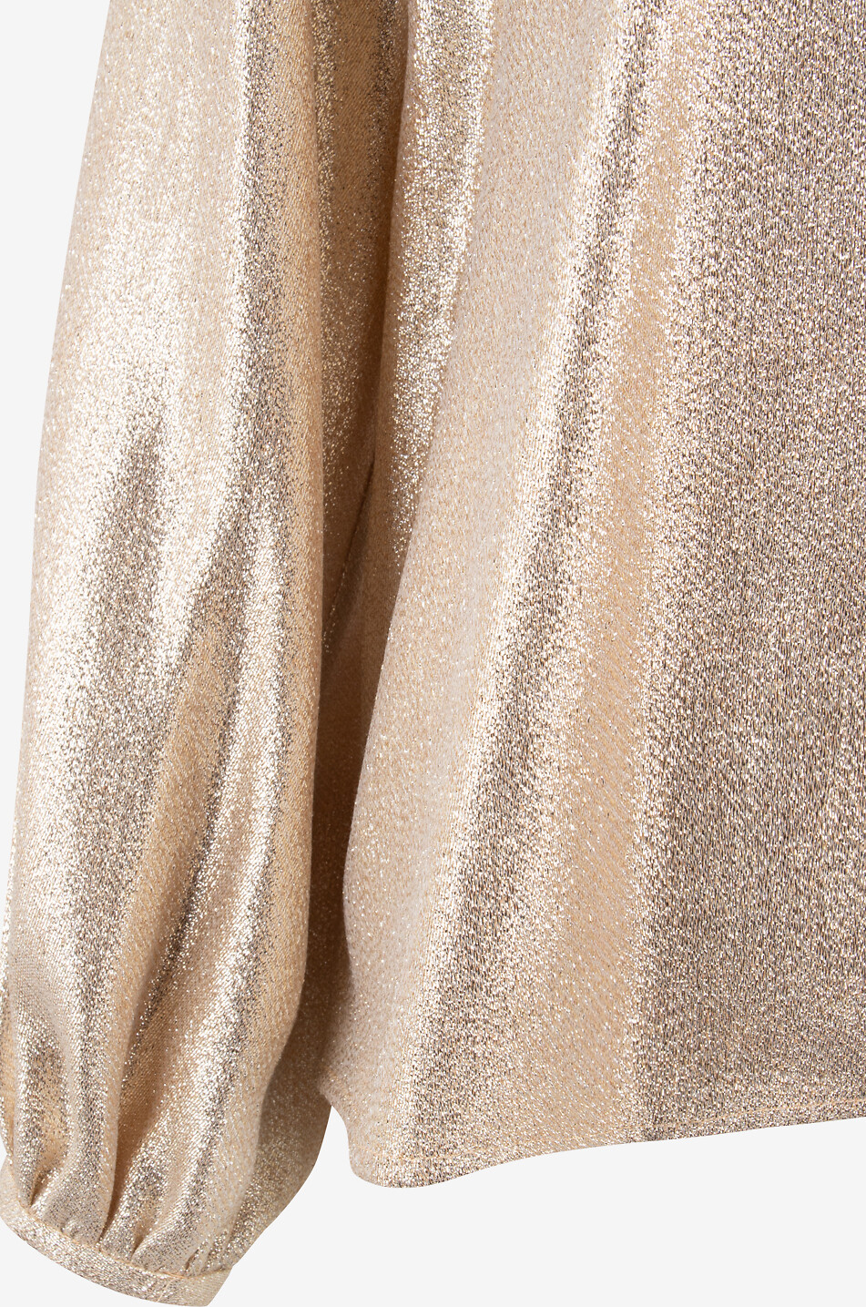Blouse en jacquard doré Yuma