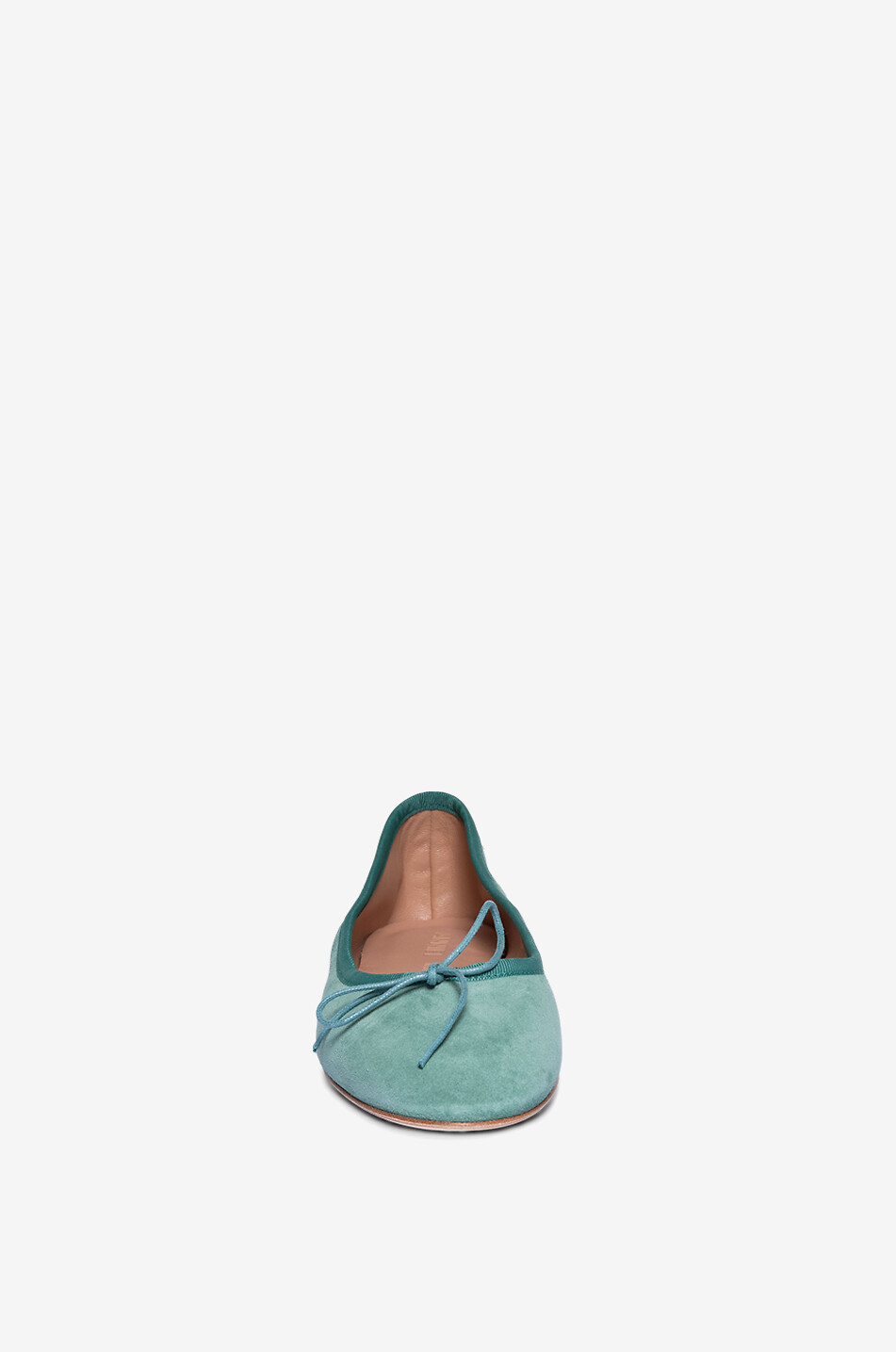 ANNIEL Ballerines à bout rond en daim Vintage Femme VERT CLAIR 2