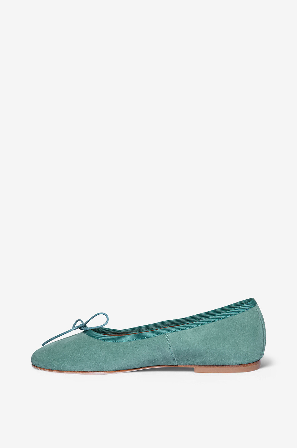 ANNIEL Ballerines à bout rond en daim Vintage Femme VERT CLAIR 3