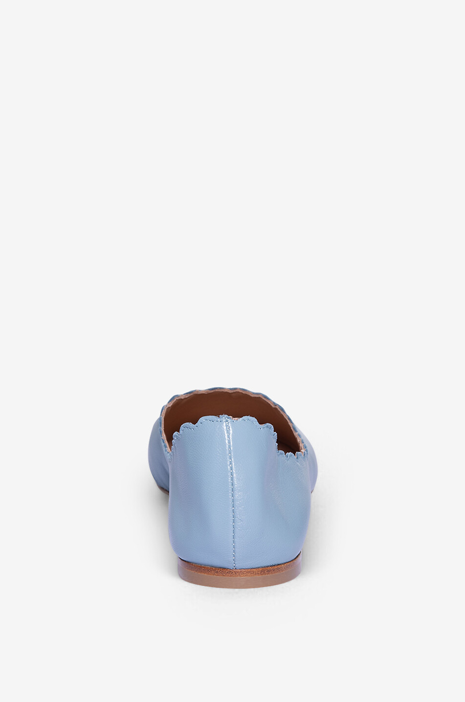 Ballerines à festons en cuir lisse Ondina