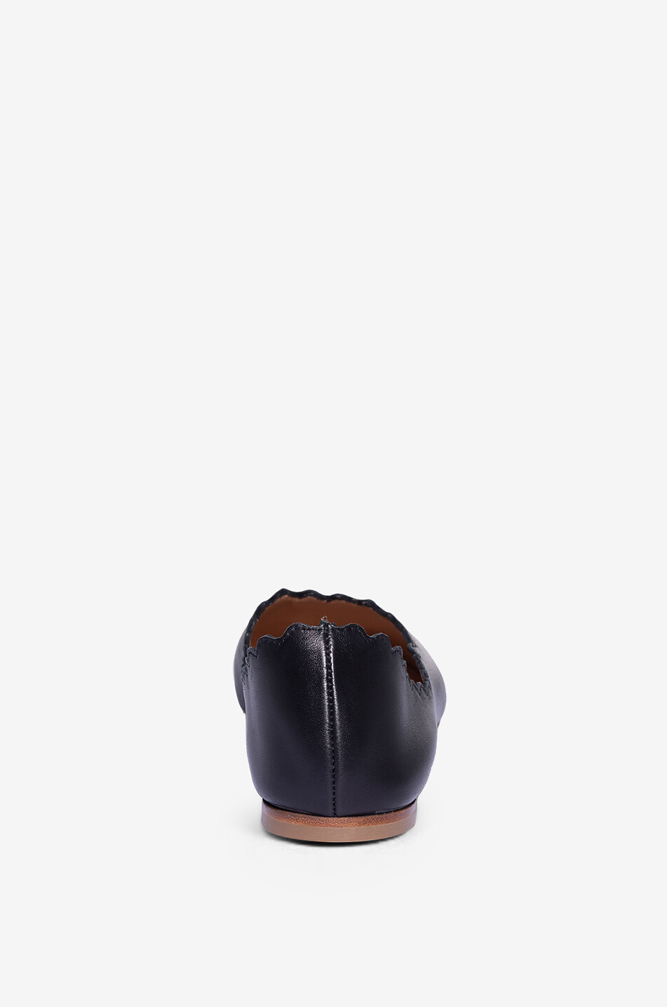 ANNIEL Ballerines en cuir nappa à festons Ondina Femme NOIR 4