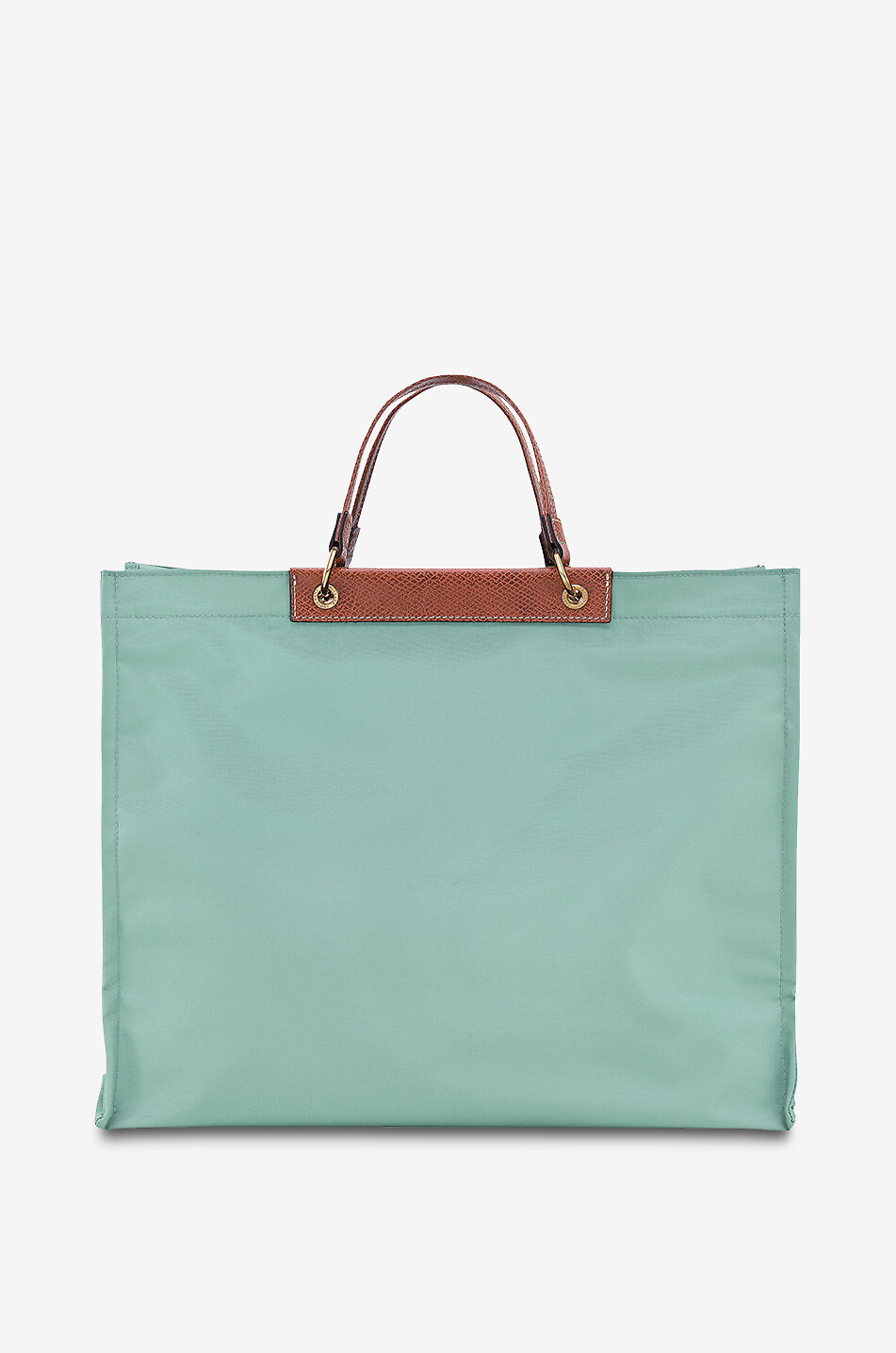 LONGCHAMP Sac cabas en toile et cuir Cabas Longchamp L Femme BLEU CLAIR 3