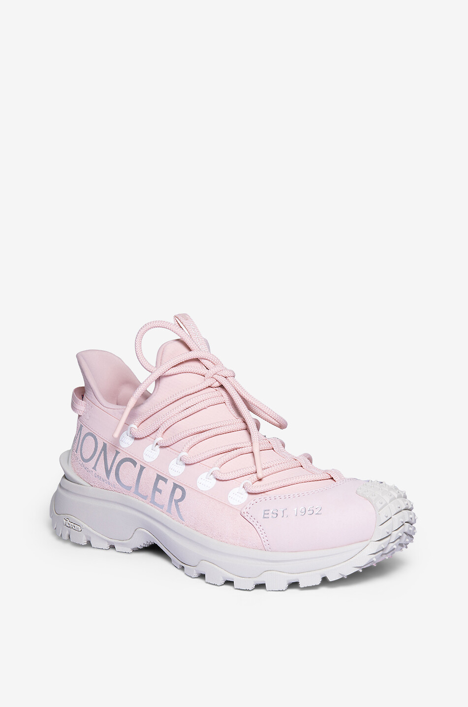 MONCLER Trailgrip Lite2 ripstop and suede low-top sneakers Women PINK 1