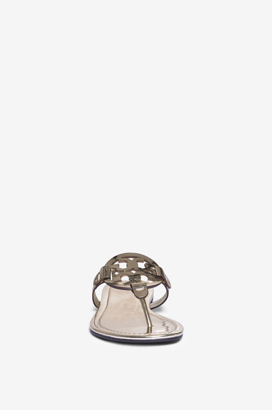 TORY BURCH Tongs effet miroir Miller Femme DORE 2