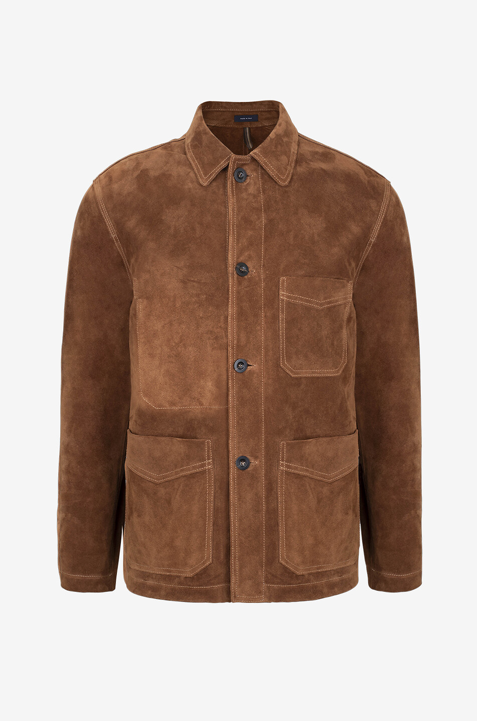 Chore Rust Heavyweight suede shirt jacket