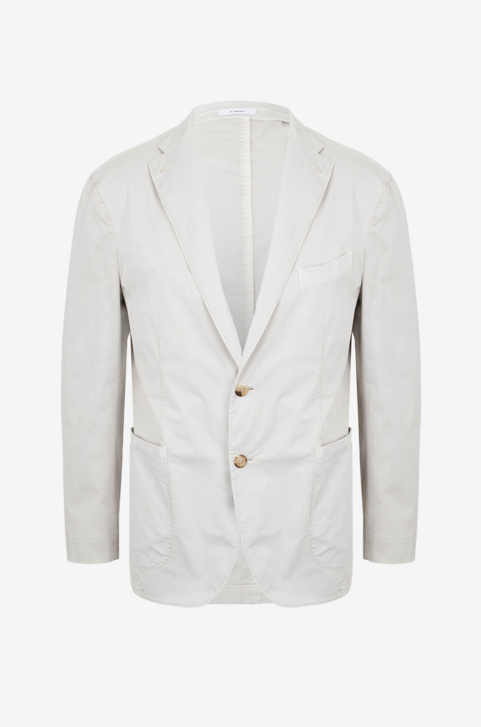 BOGLIOLI Einreihiger Gabardine-Blazer K-Jacket Herren Hellbeige 1