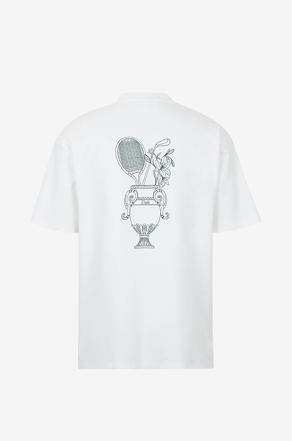 DROLE DE MONSIEUR Kurzarm-T-Shirt aus Baumwolle Medicis Sport Herren CREMEFARBEN 2