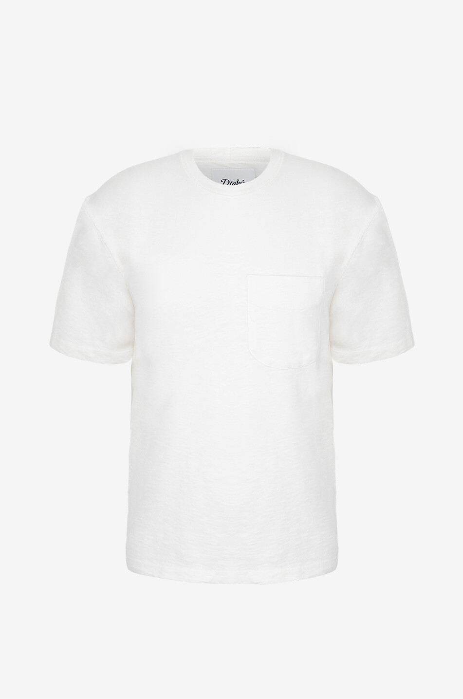 Pocket Tee short-sleeved slub cotton T-shirt