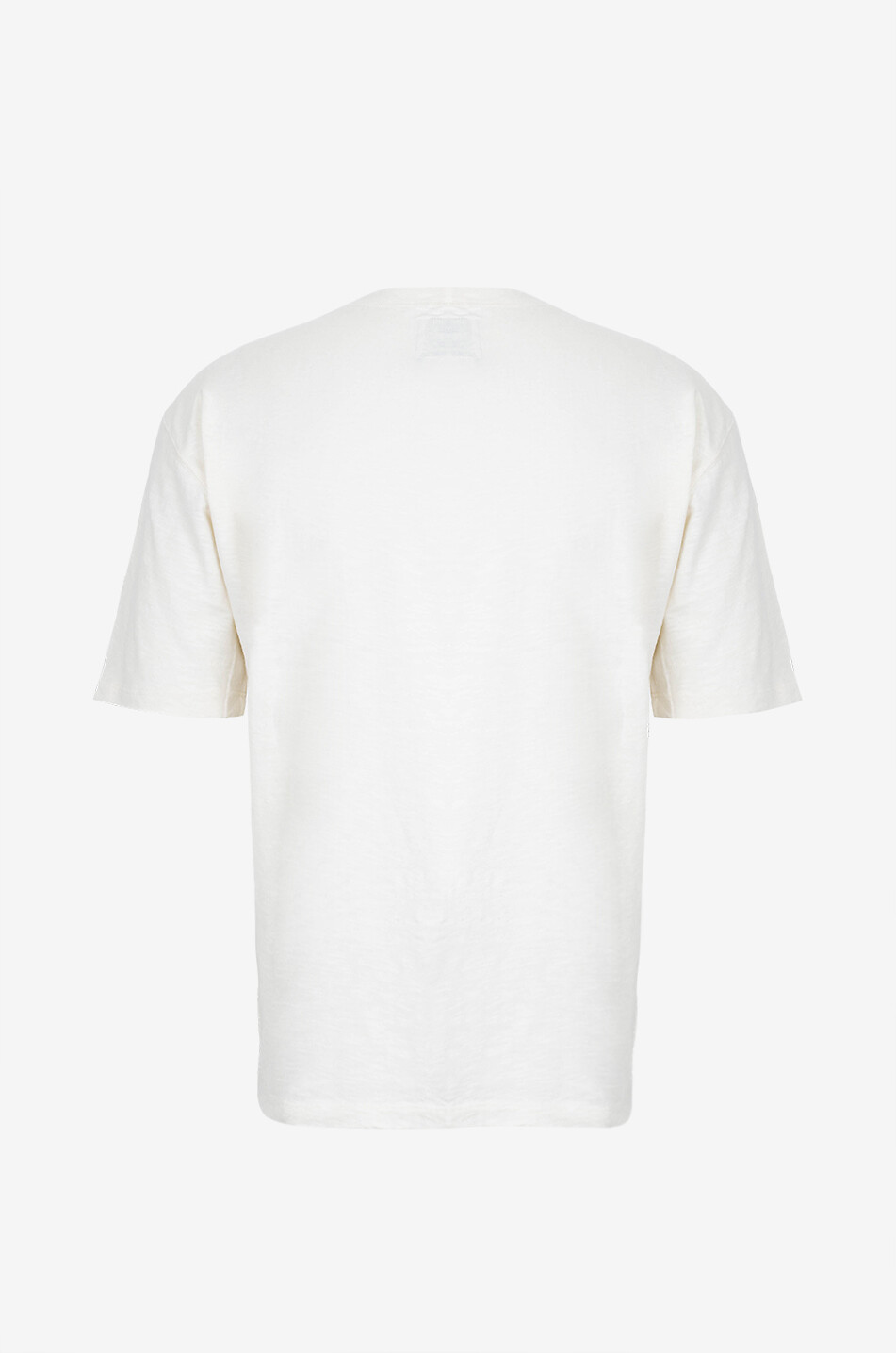 DRAKES Pocket Tee short-sleeved slub cotton T-shirt Men WHITE 2