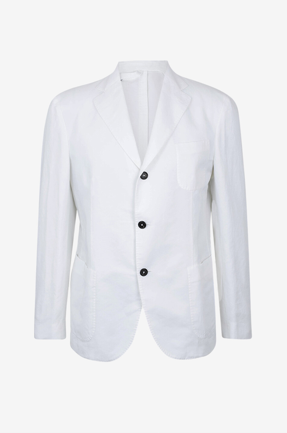 INCOTEX Blazer aus Leinen und Baumwolle Herren WEISS 1