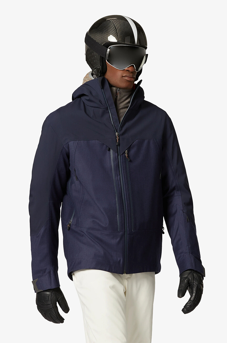 Skijacke aus Schurwolle 3L Shell