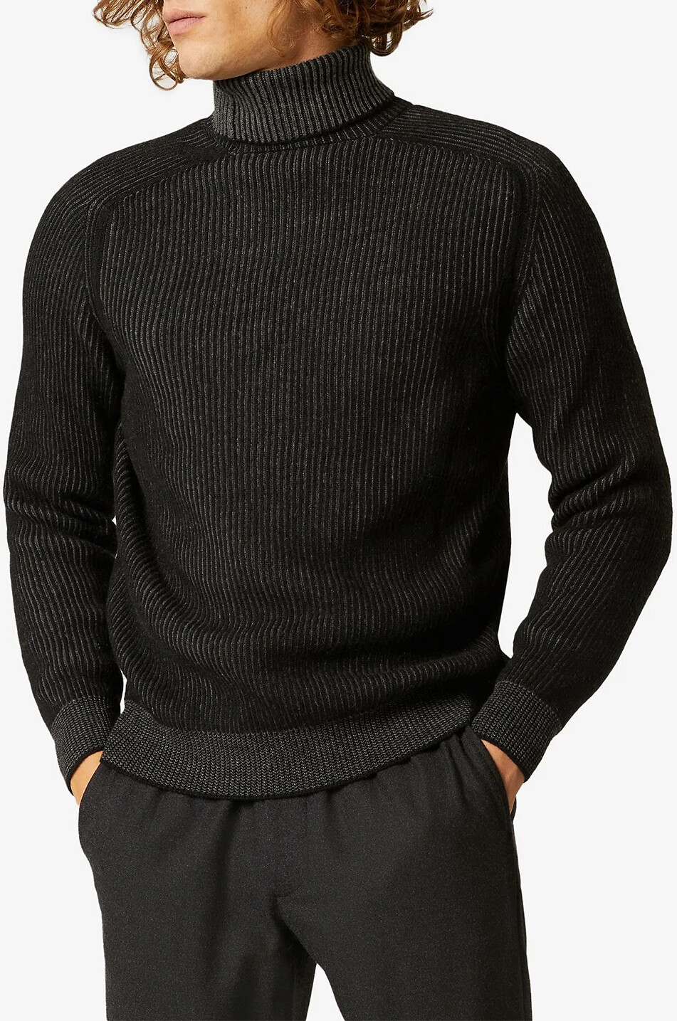 Pullover mit Stehkragen aus Kaschmir Dinghy