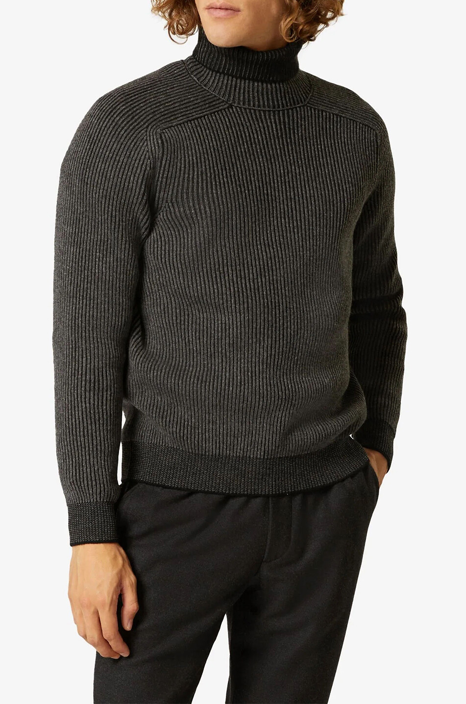 Pullover mit Stehkragen aus Kaschmir Dinghy