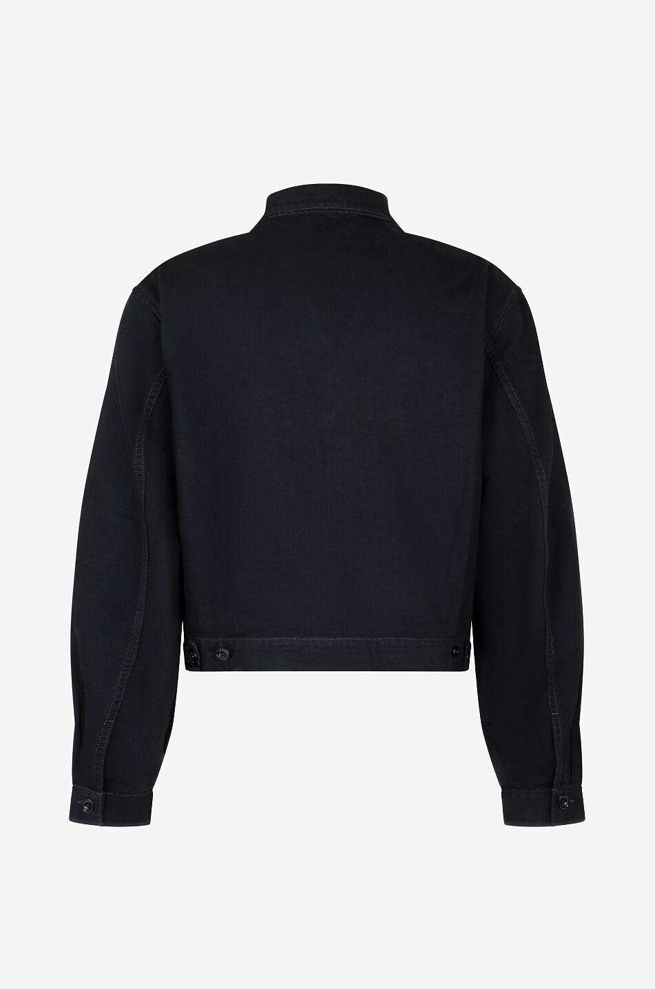 LEMAIRE Blouson en denim Trucker Jacket Homme NOIR 2
