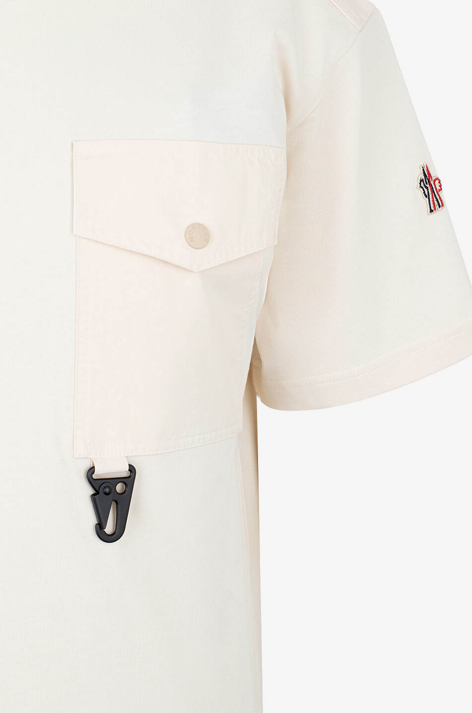 MONCLER GRENOBLE T-shirt à manches courtes Homme BLANC CASSE 3