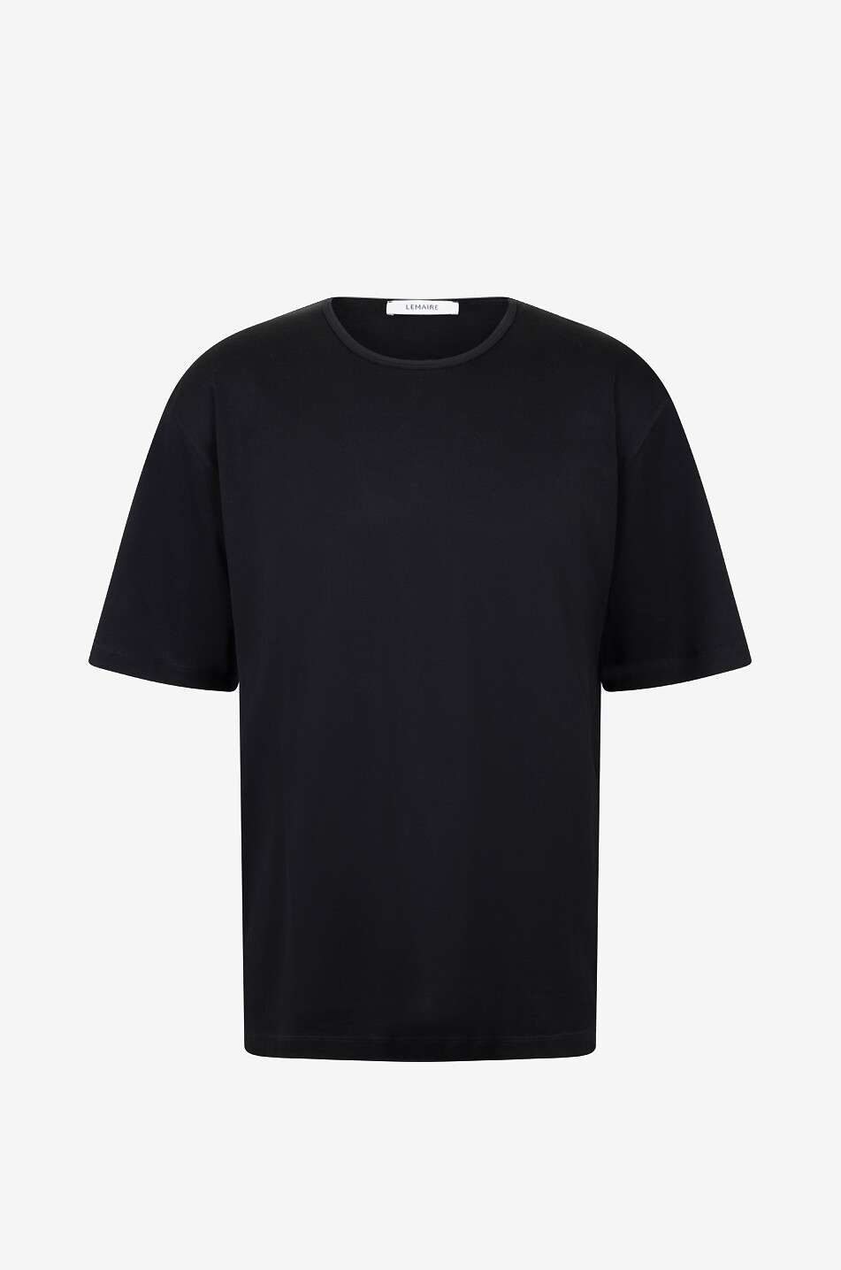 LEMAIRE Relaxed cotton T-shirt Men BLACK 1