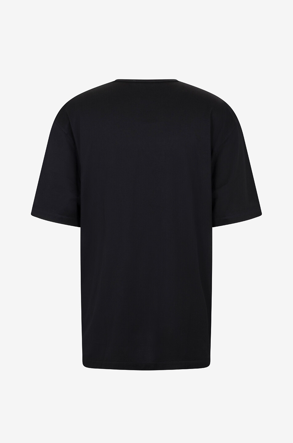 LEMAIRE Relaxed cotton T-shirt Men BLACK 2
