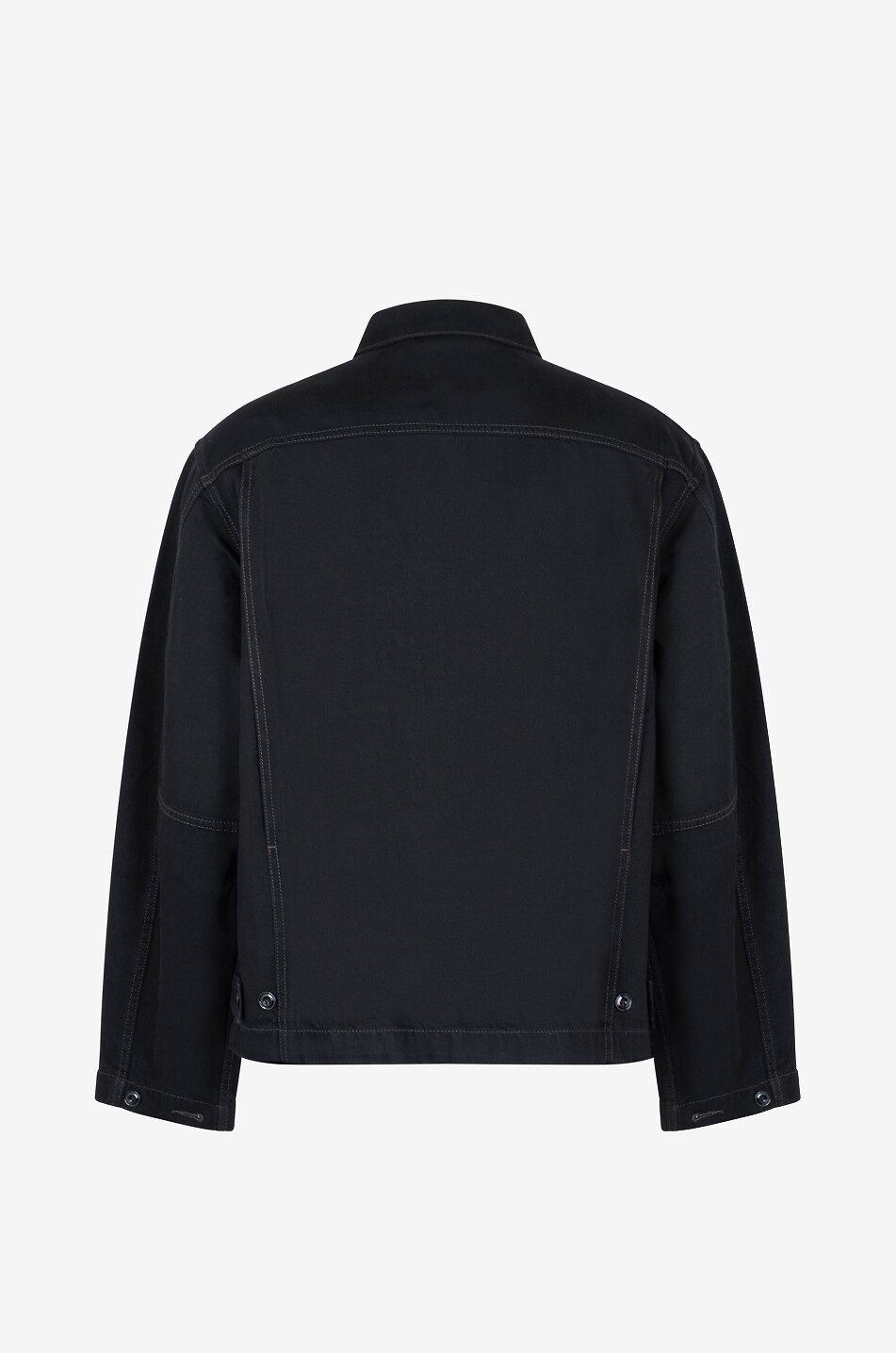 LEMAIRE Boxy denim shirt jacket Men BLACK 2