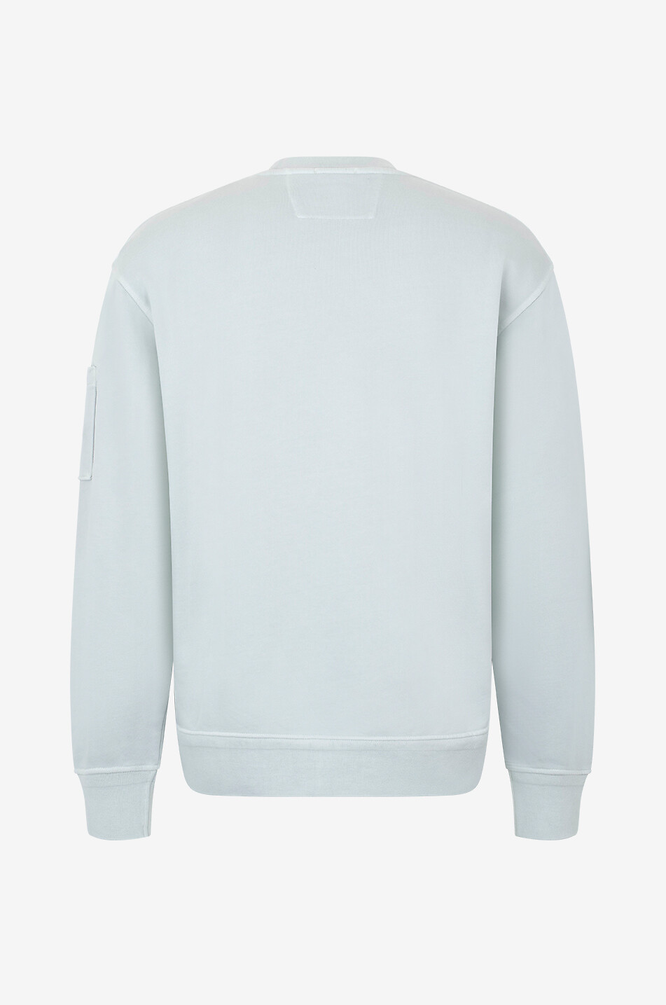 Rundhals-Sweatshirt mit aufgesetzter Tasche