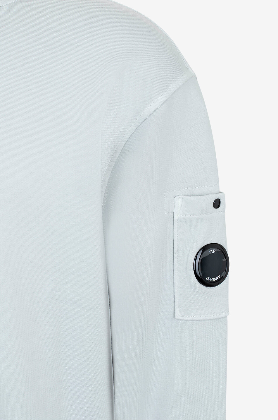 Rundhals-Sweatshirt mit aufgesetzter Tasche