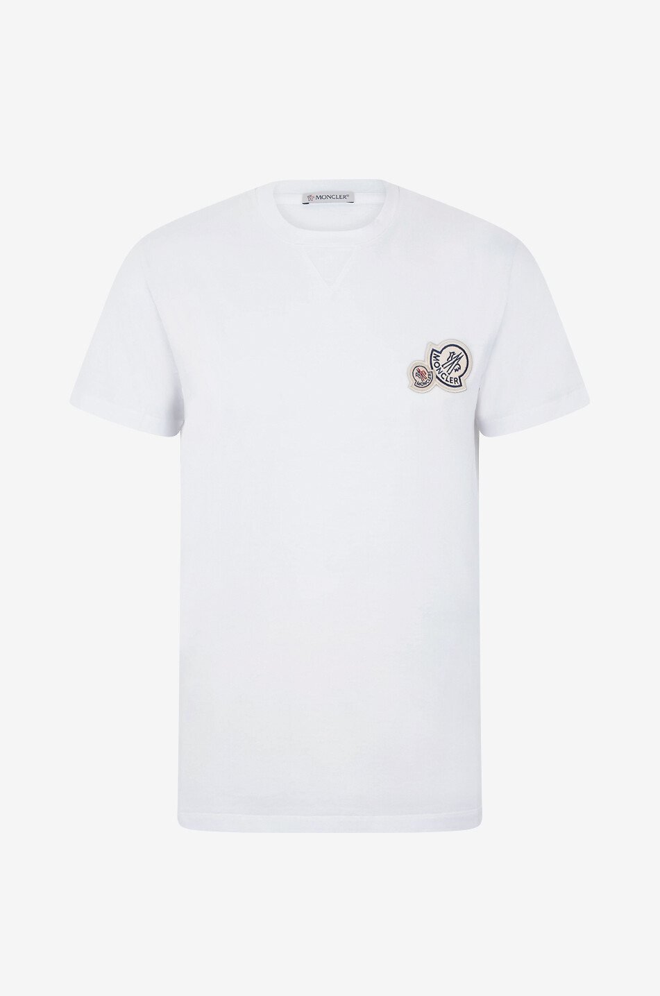 T-shirt à manches courtes à double patch logo