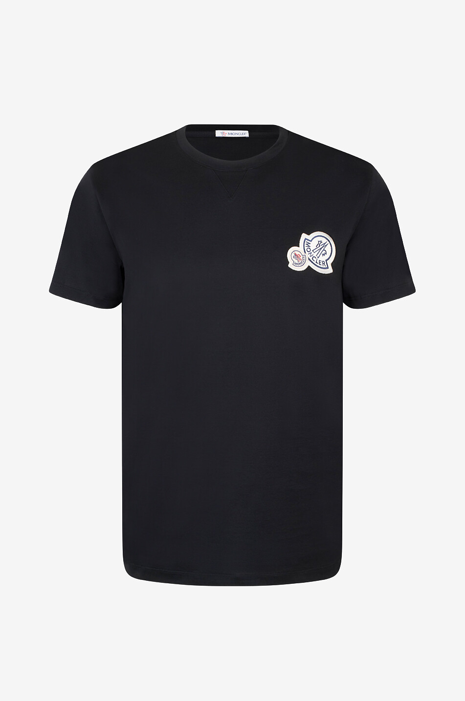 Kurzarm-T-Shirt mit doppeltem Logopatch