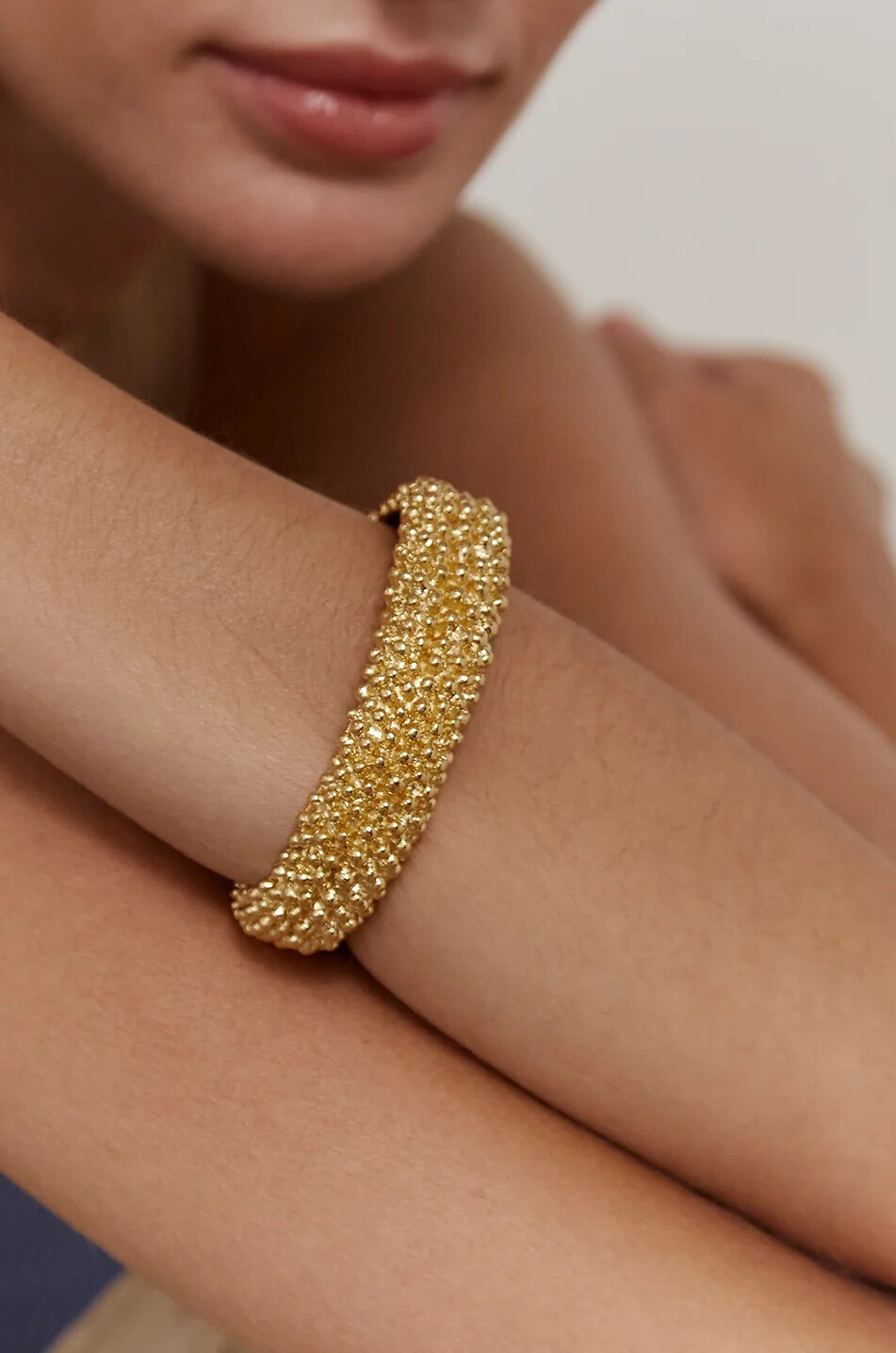 Palini gold-tone chunky bangle