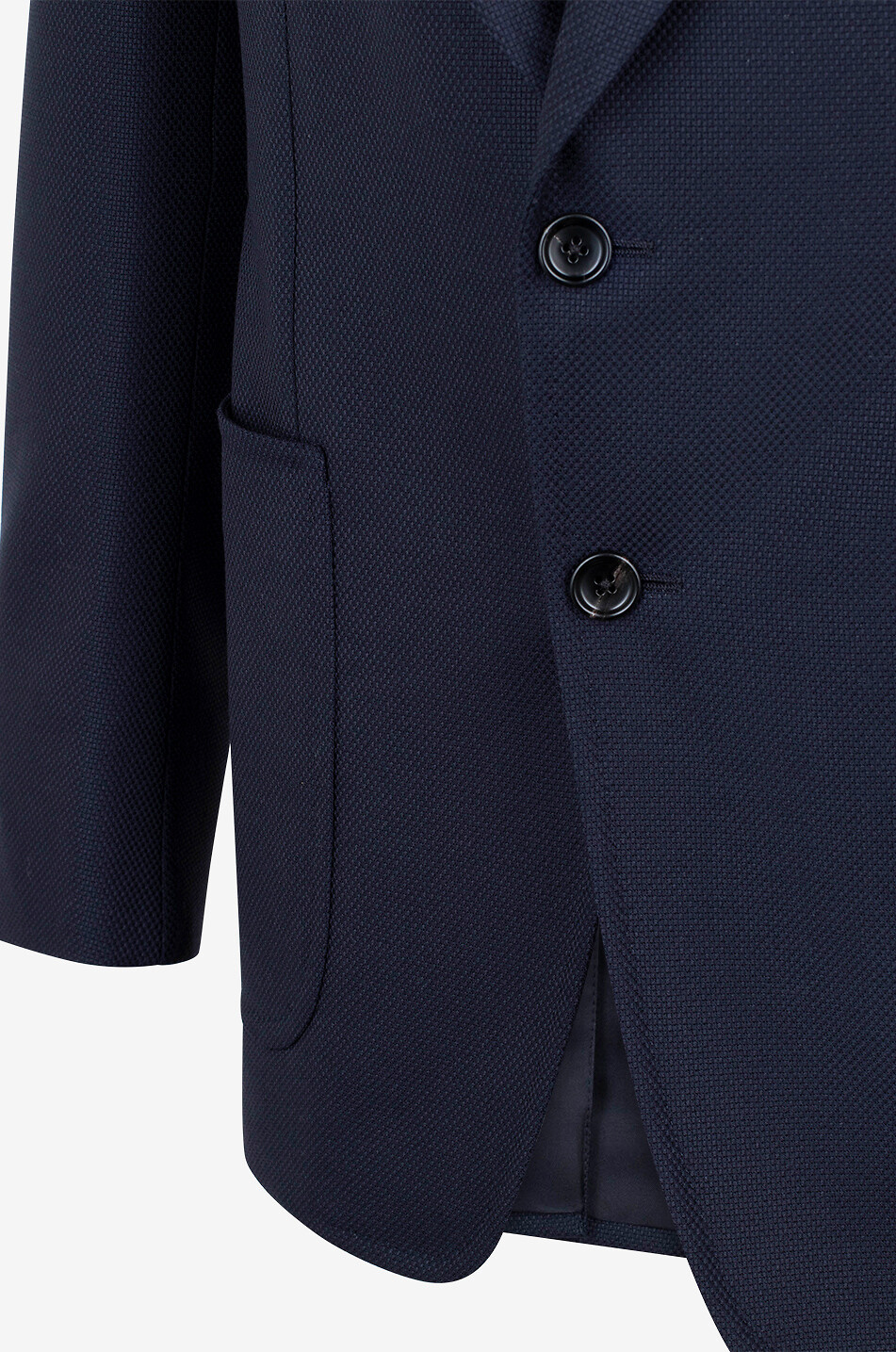 TOM FORD Shelton single-breasted jacquard blazer Men DARK BLUE 3