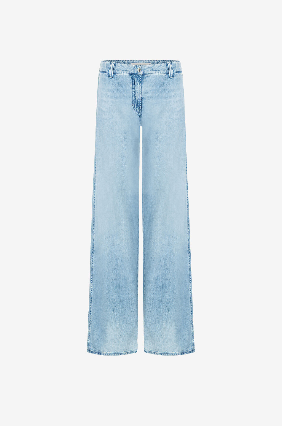 Jeans mit weitem Bein aus Baumwolle und Lyocell Alek