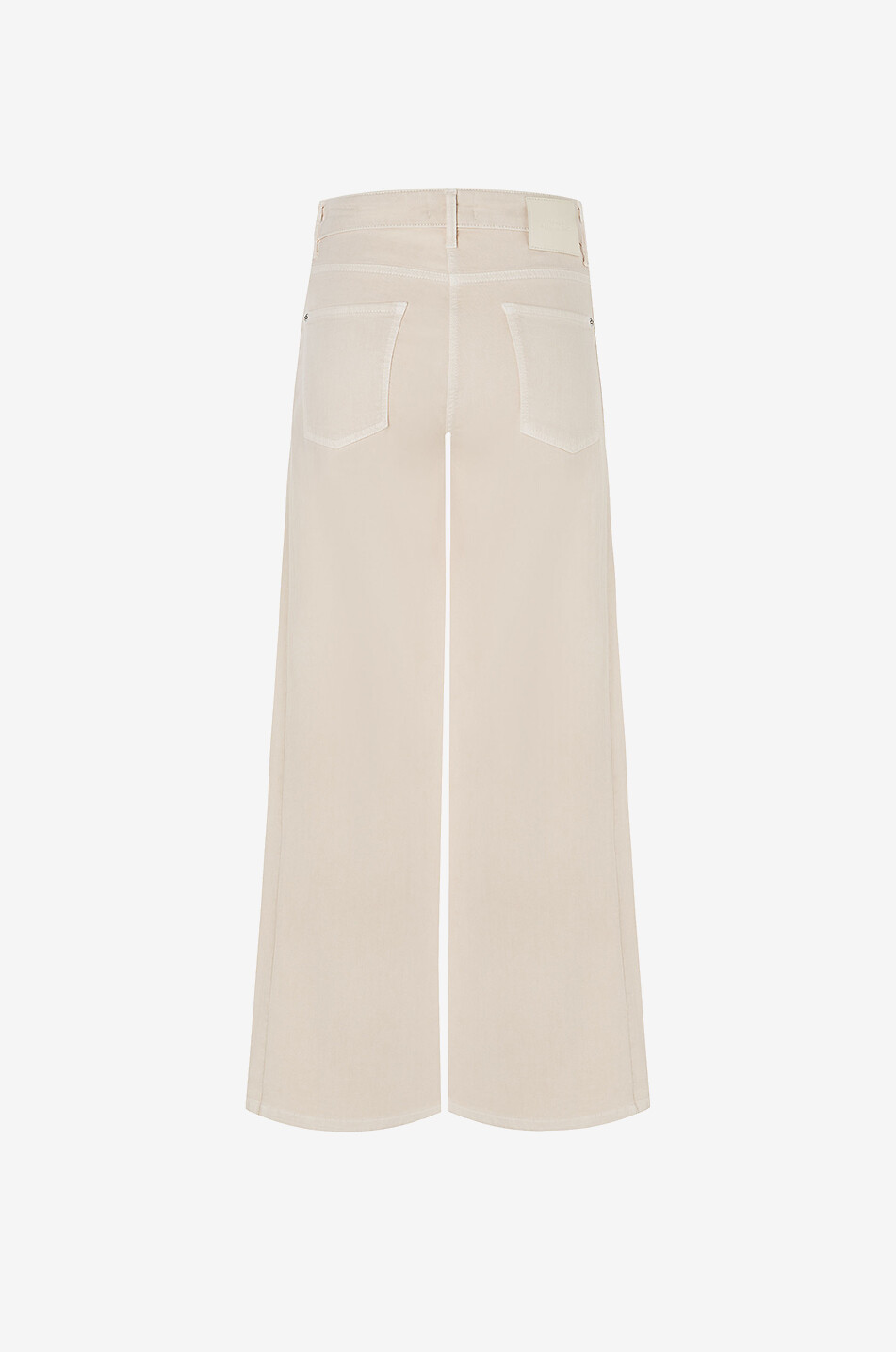 CAMBIO Jeans mit weitem Bein aus Baumwolle Palazzo Damen CREMEFARBEN 2