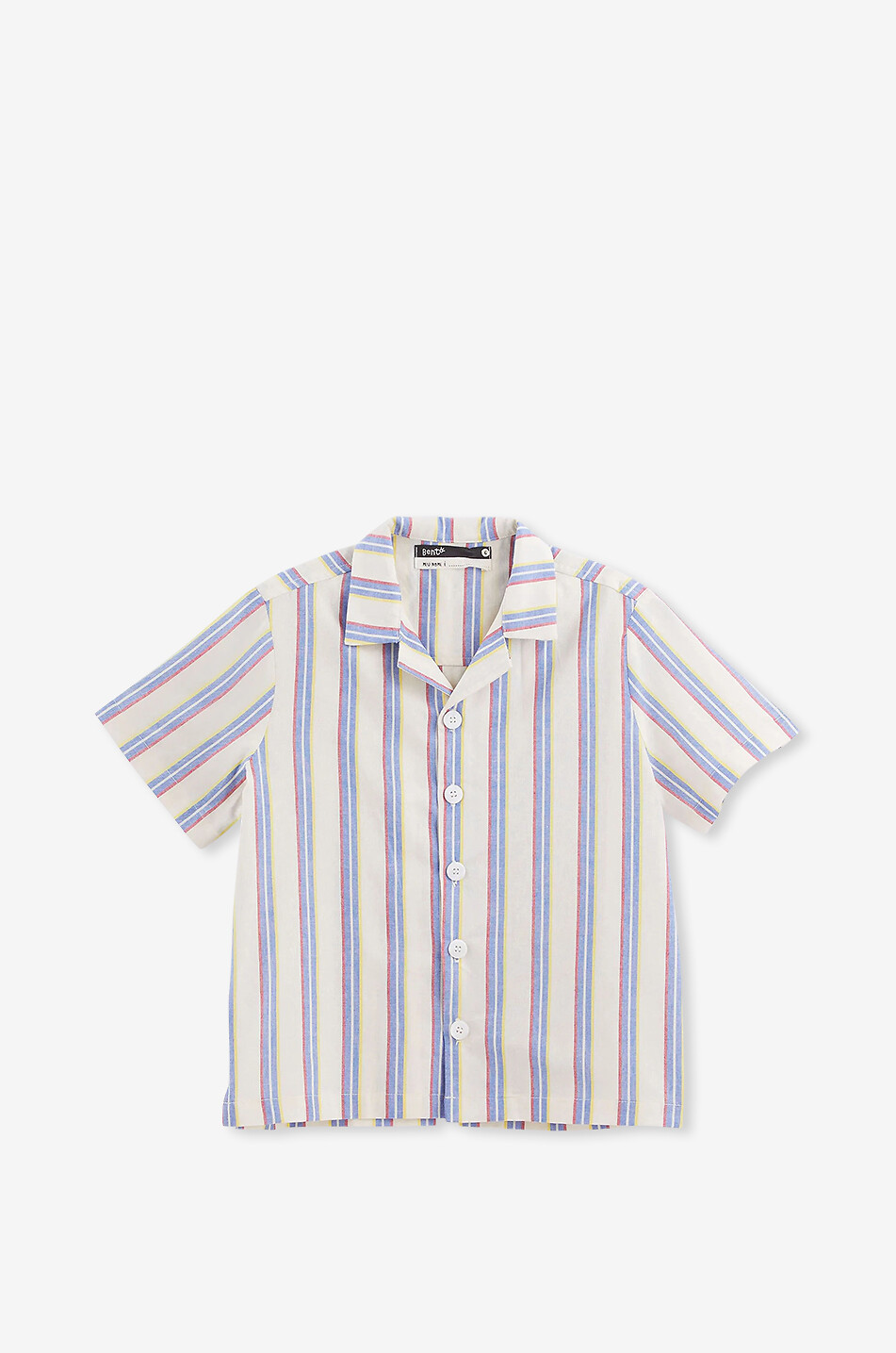 Beirinha striped short-sleeved boys' shirt