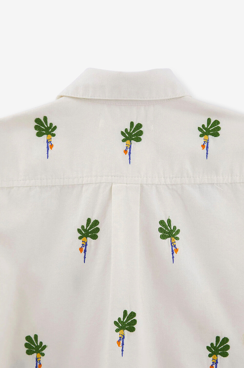 Chemise à manches courtes brodée garçon Bananeirinha