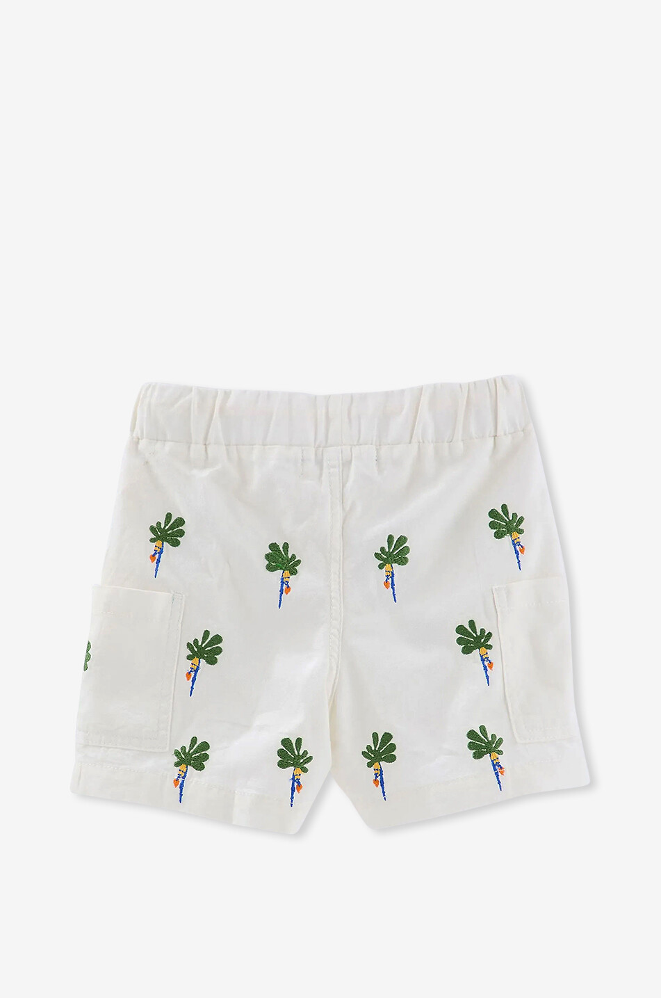 FABULA Short cargo brodé garçon Bananeirinha Garçon BLANC CASSE 2