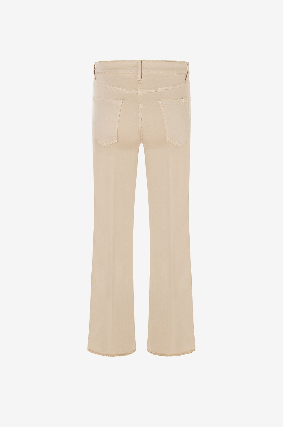 CAMBIO Francesca frayed bootcut jeans Women EGGSHELL 2
