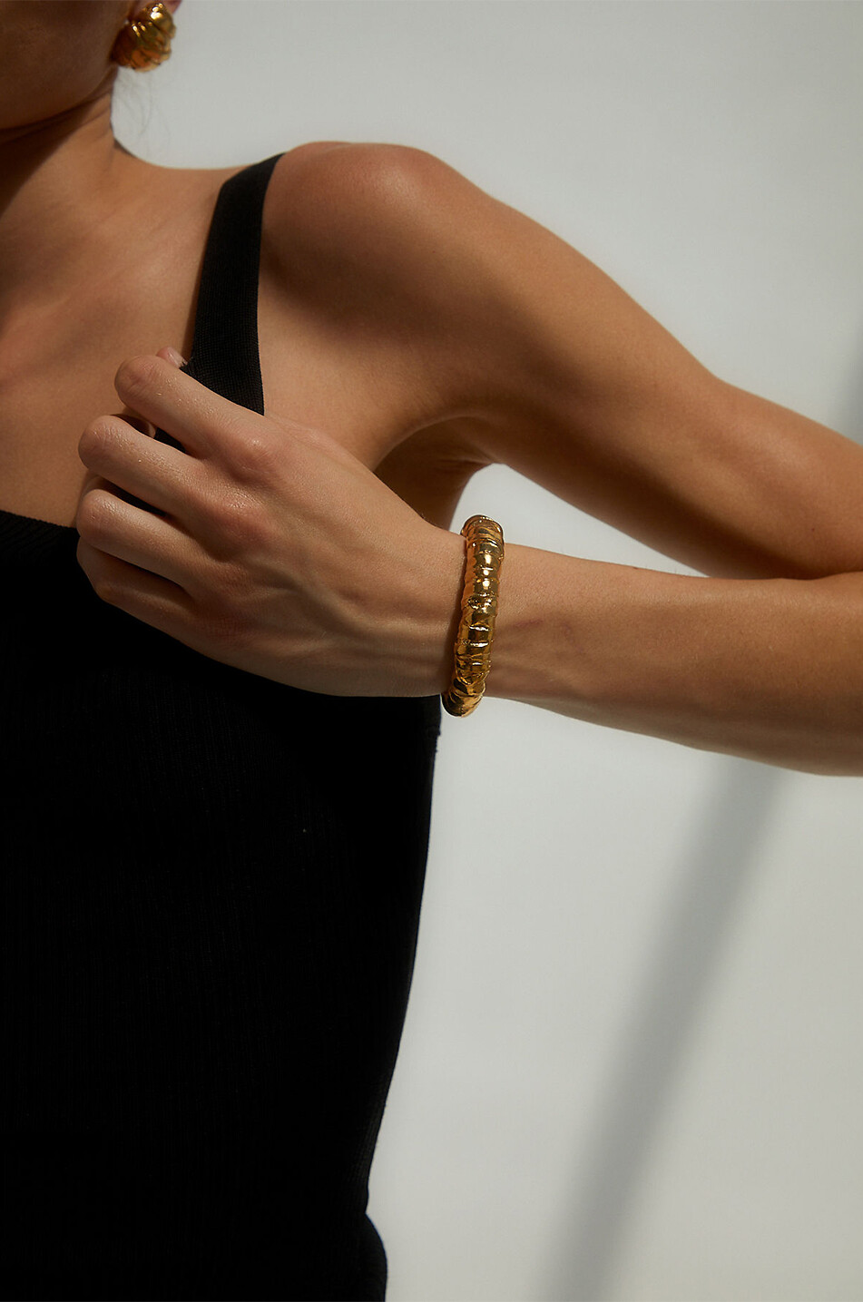 PAOLA SIGHINOLFI Cassandre gold-tone bangle Women GOLDEN 3