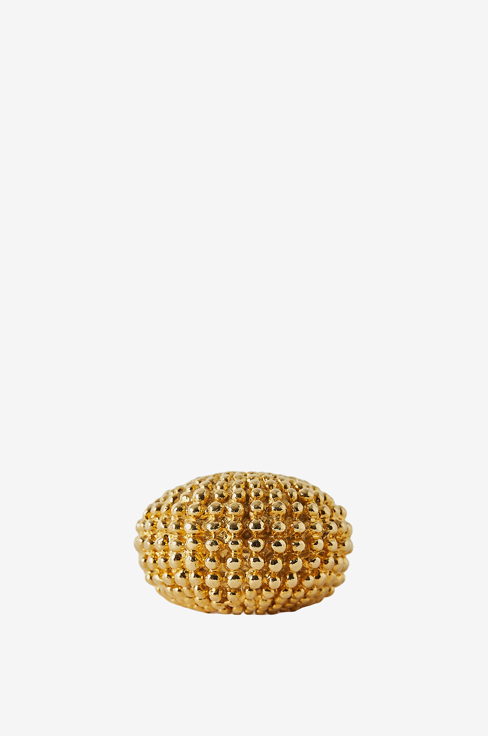 PAOLA SIGHINOLFI Epic textured gold-tone ring Women GOLDEN 8