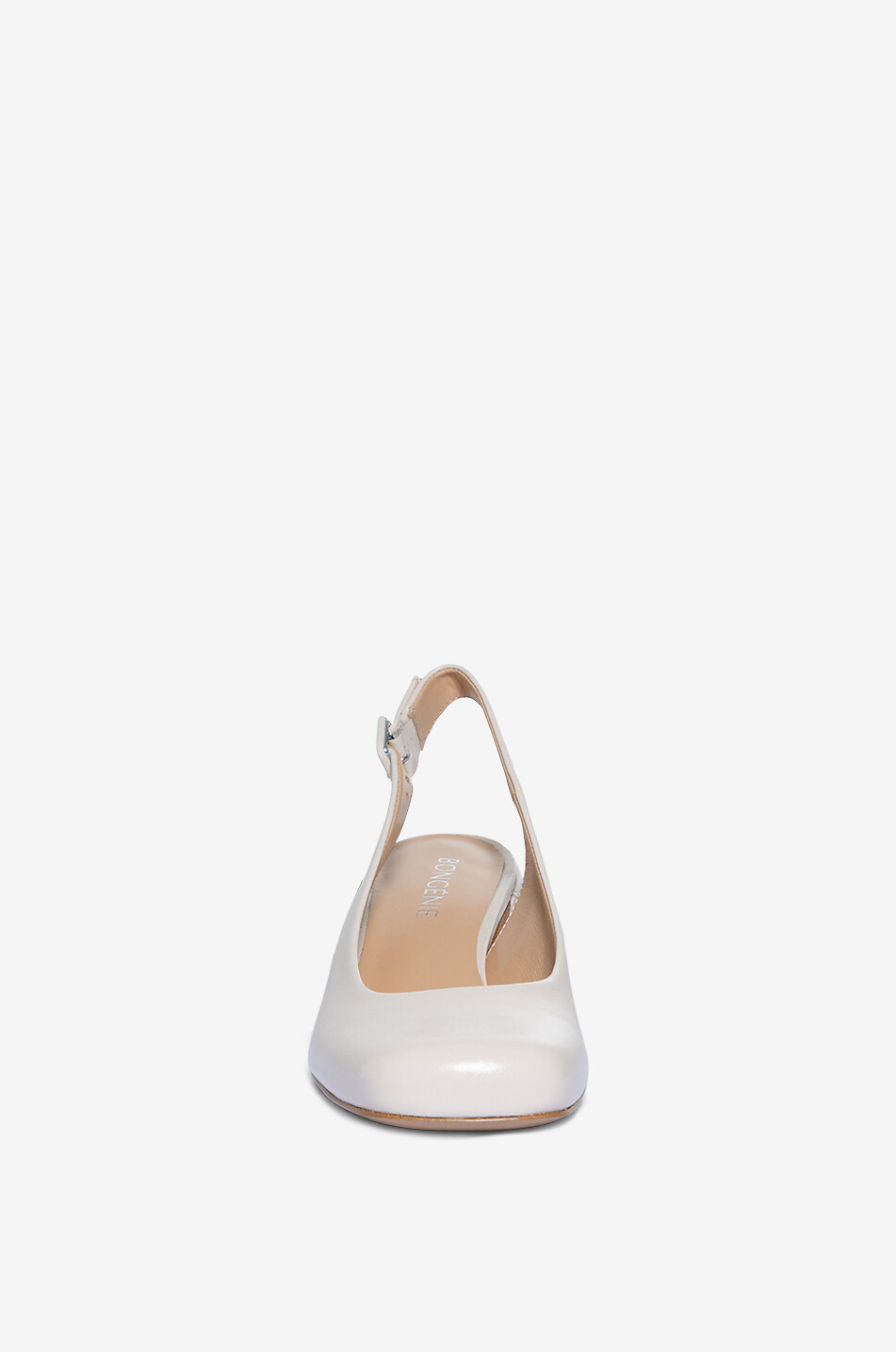 BONGENIE Slingback-Pumps aus Leder Xeny 55 Damen CREMEFARBEN 2