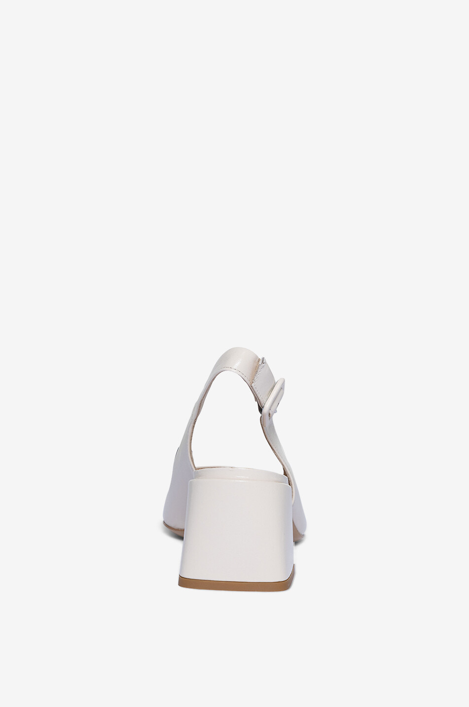BONGENIE Slingback-Pumps aus Leder Xeny 55 Damen CREMEFARBEN 4