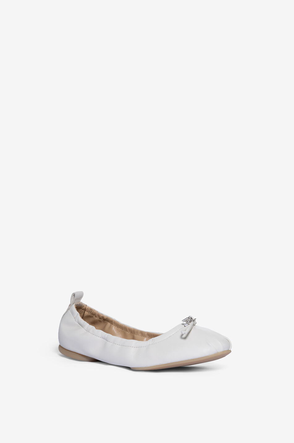 HOGAN Hogan H684 supple nappa leather ballet flats Women EGGSHELL 1
