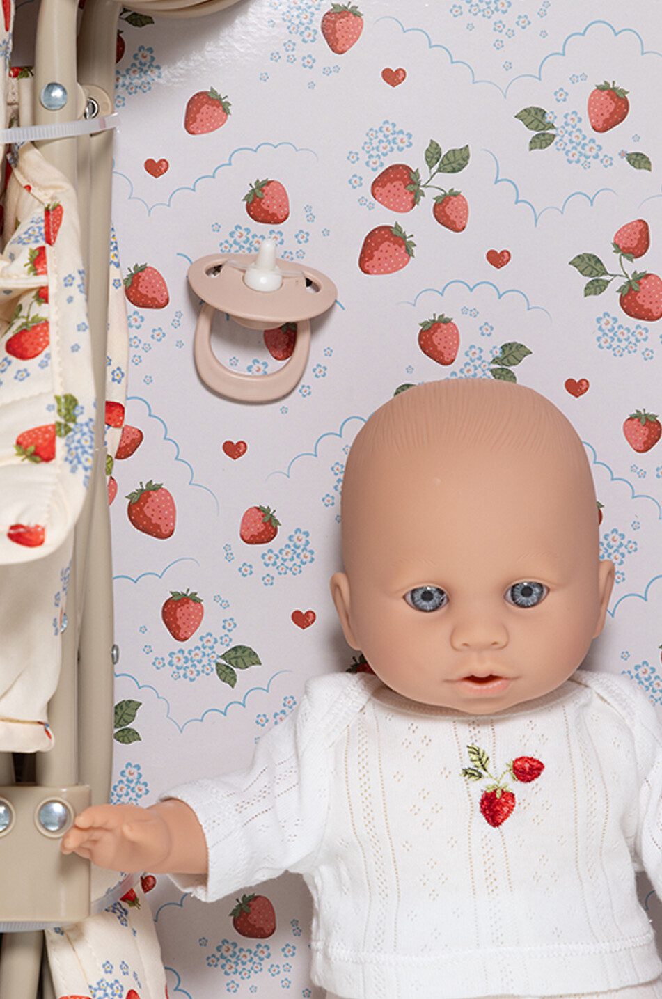 KONGES SLØJD Coco Strawberry doll and stroller set  MULTI COLOURED 2