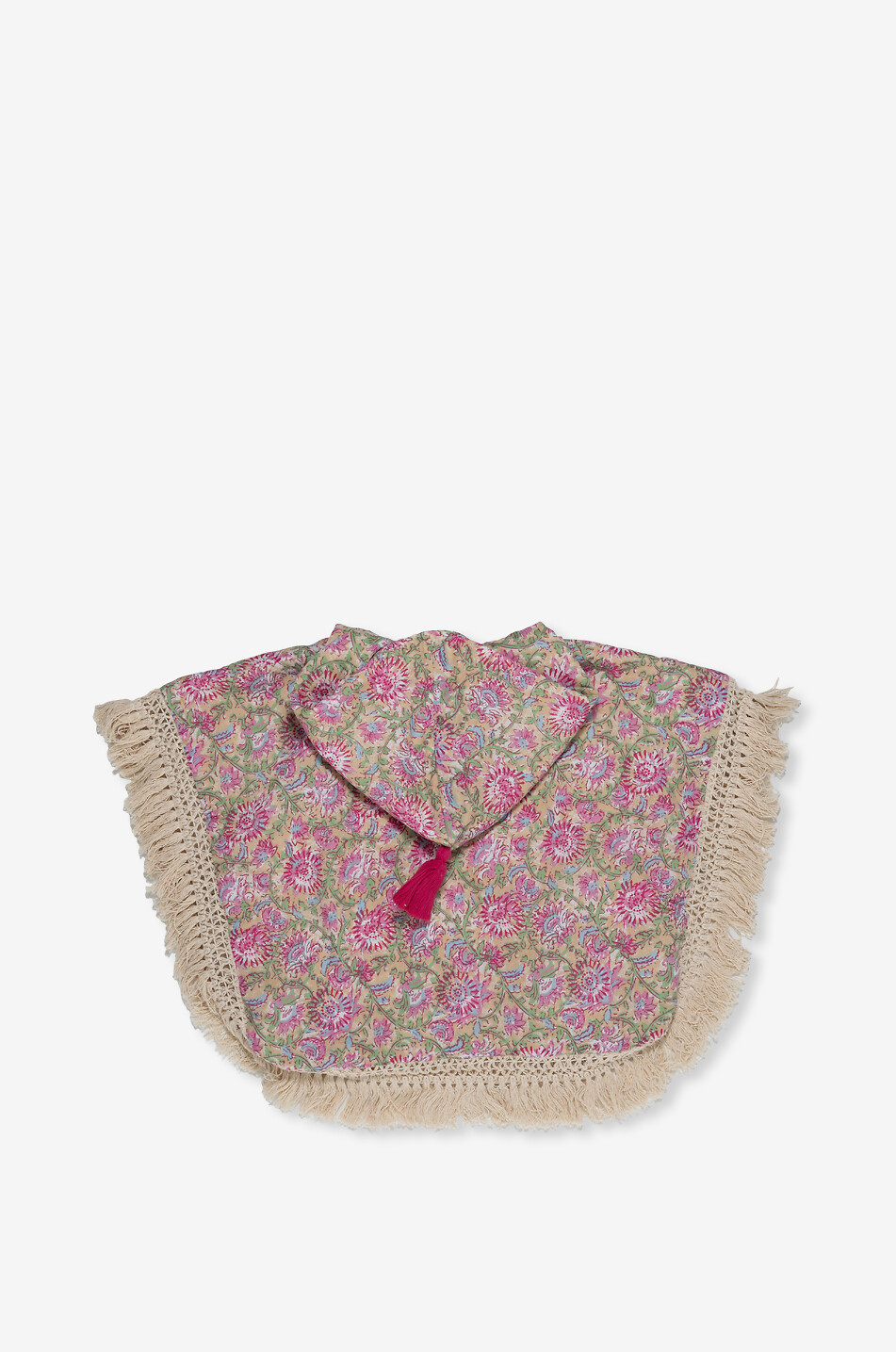 LOUISE MISHA Poncho en coton biologique enfant Mael Fille ROSE 2